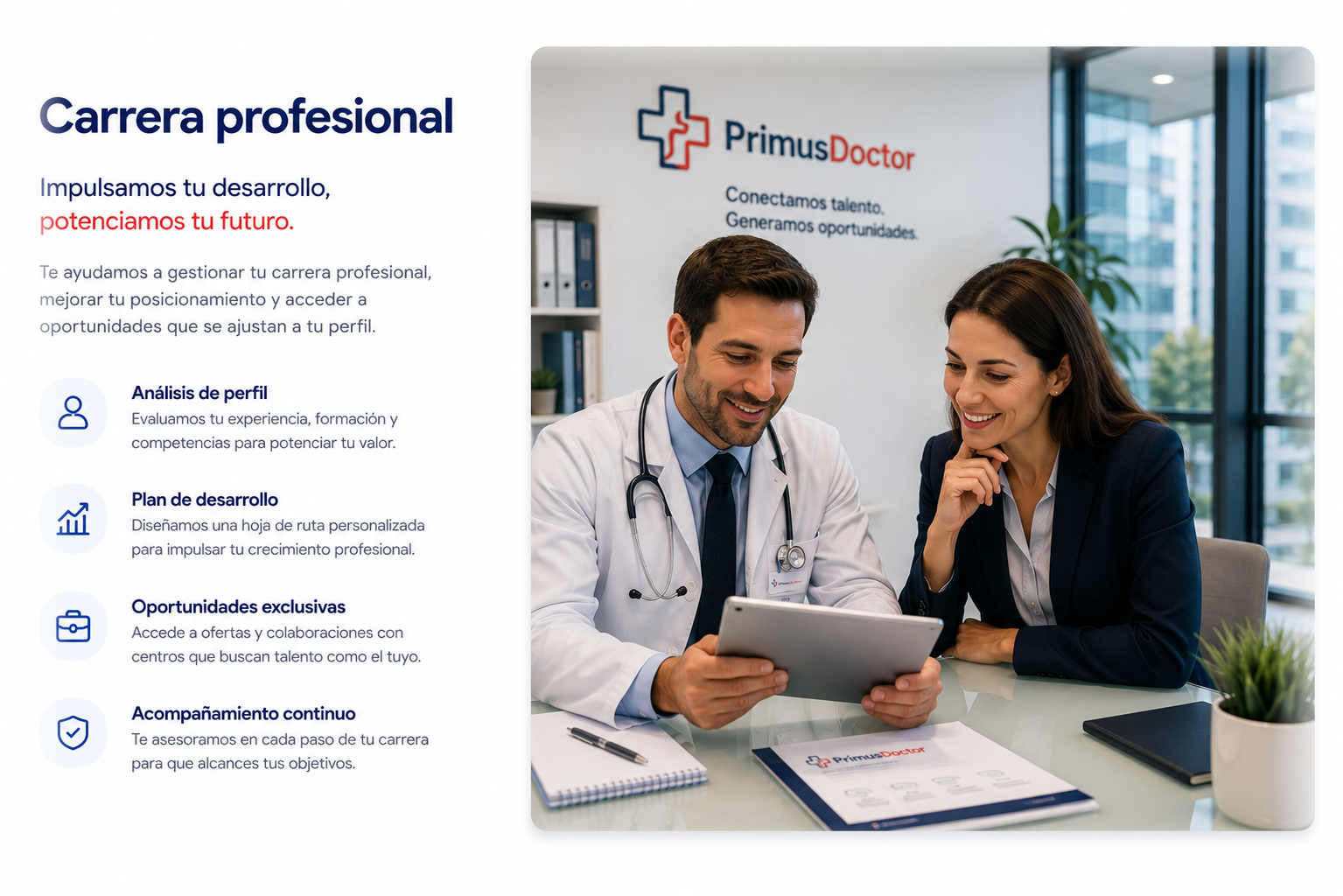 Desarrollo profesional para especialistas medicos