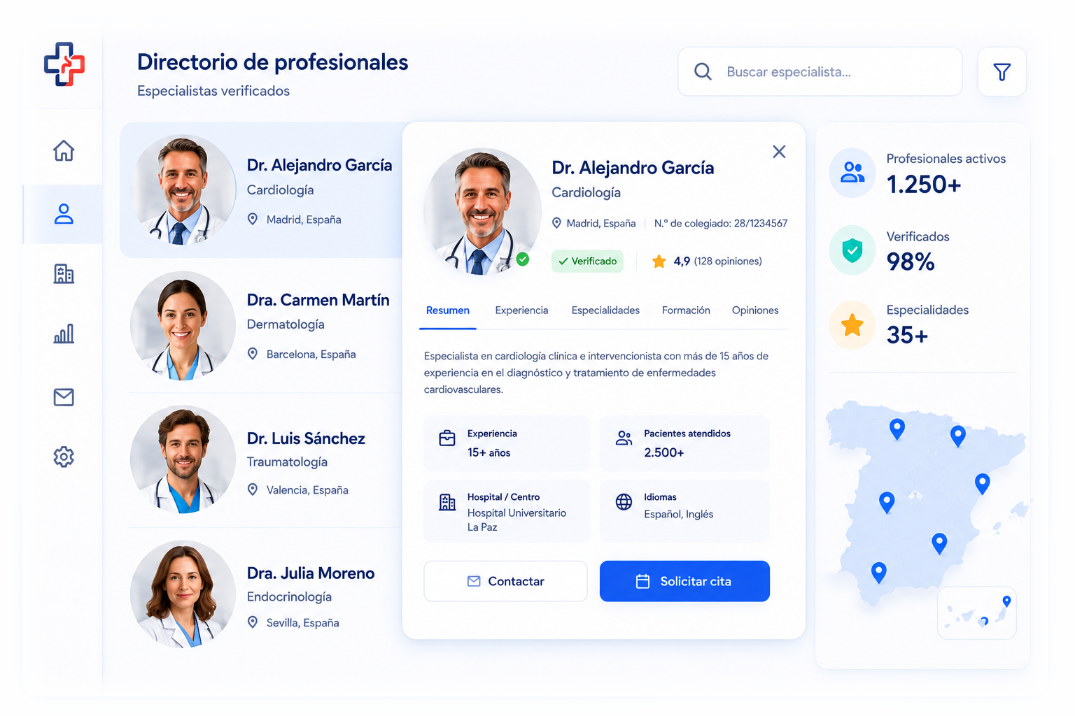 Directorio de profesionales medicos Primus doctor